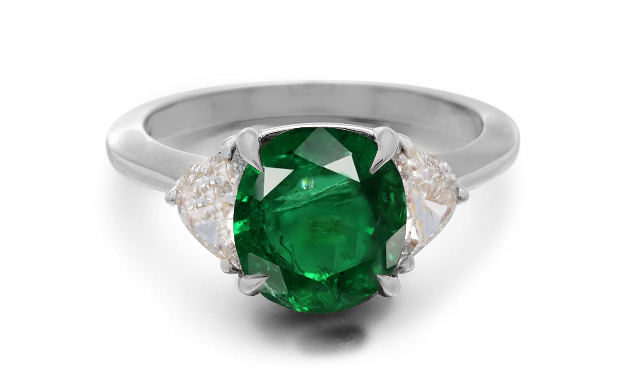 1212-custom-made-vintage-inspired-emerald-and-diamond-floral-halo-engagement-rings