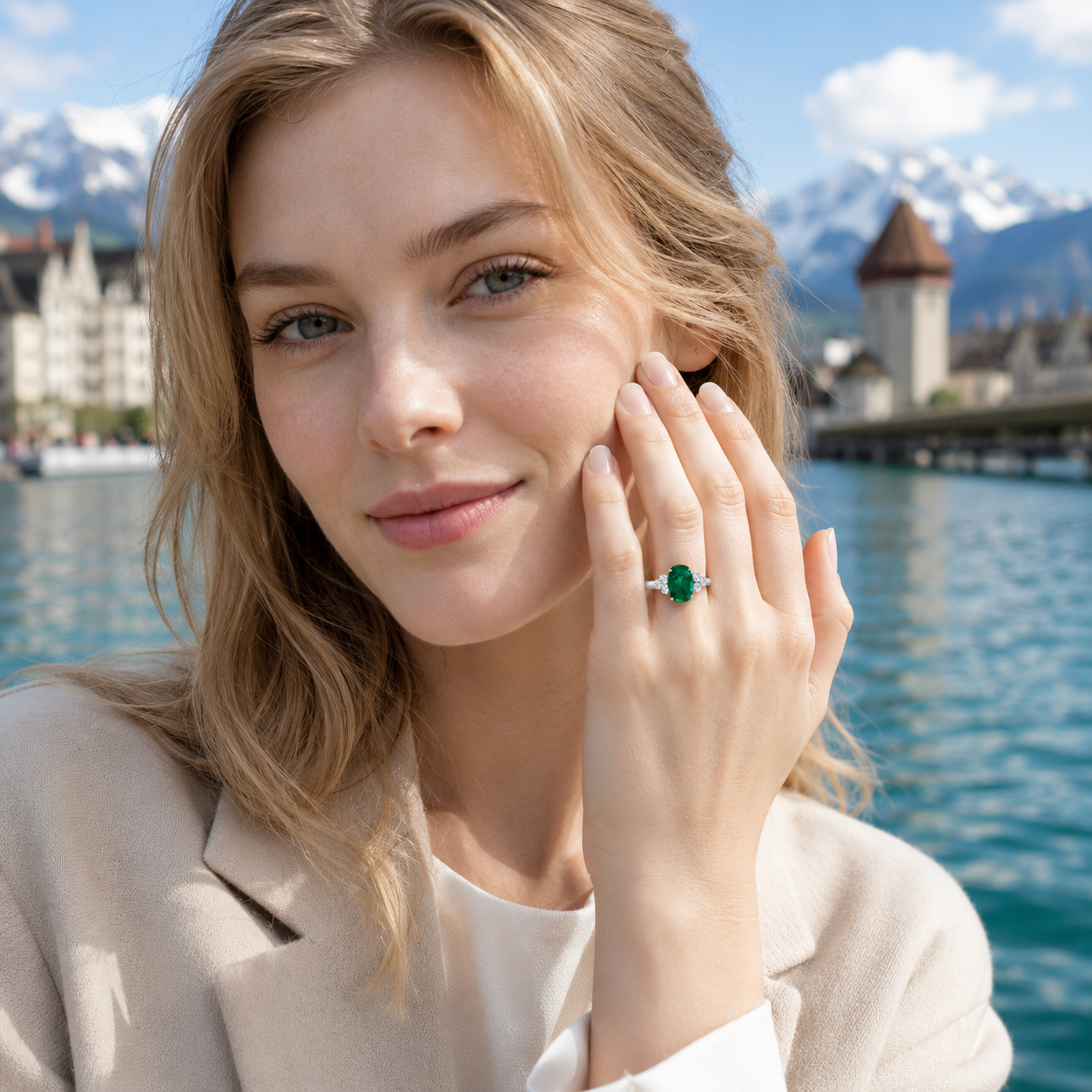 New 2026 31 custom made unique affordable emerald diamond accents engagement rings
