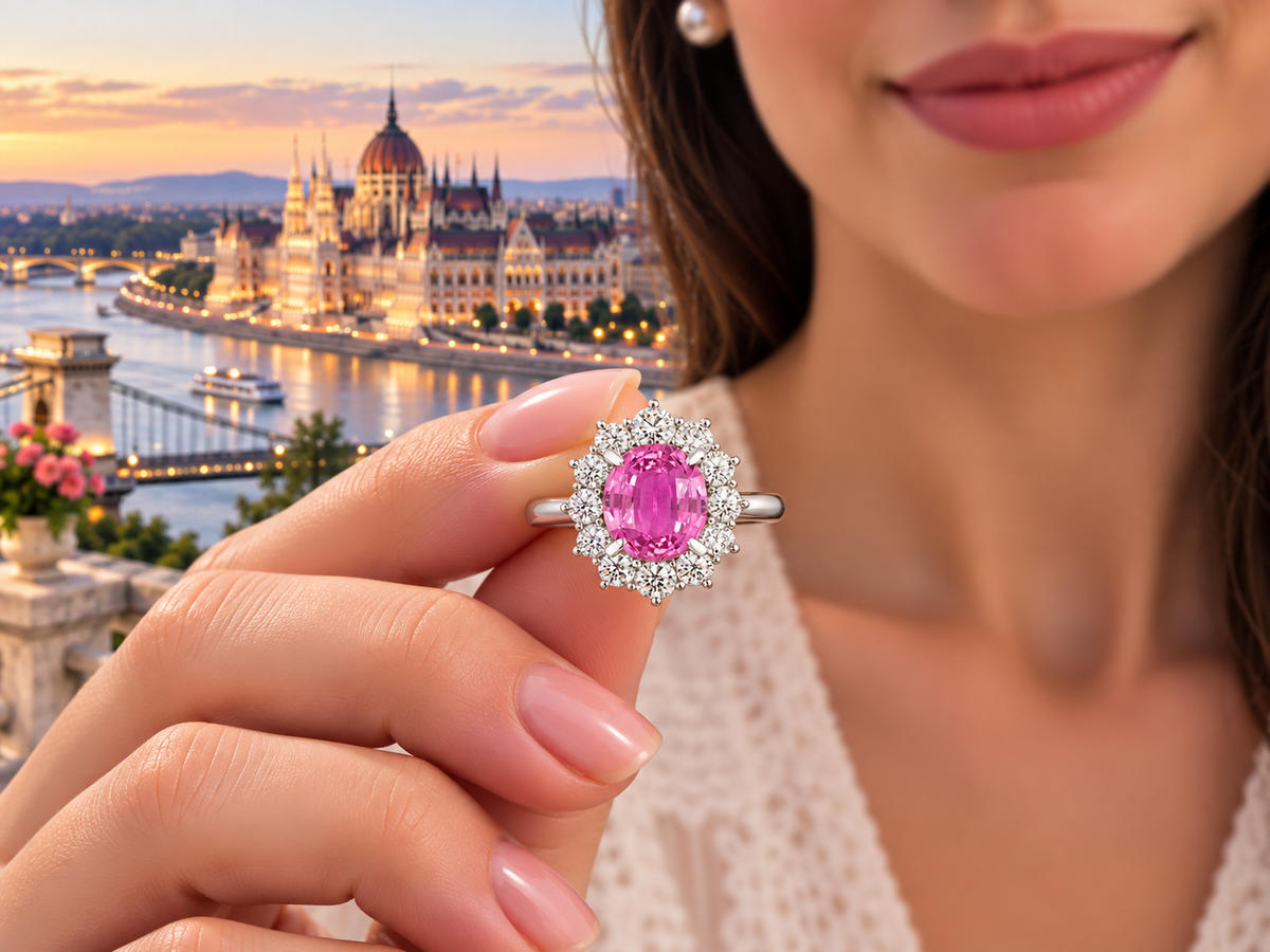 New 2026 15 custom made unique affordable pink sapphire diamond accents engagement rings