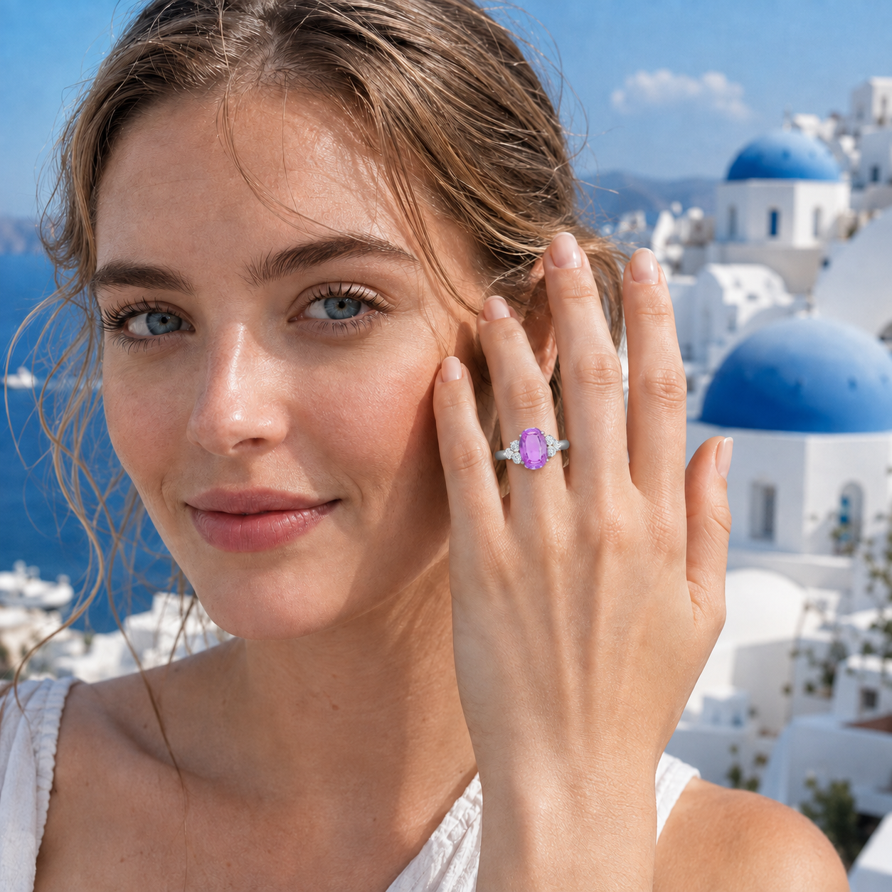 New 2026 31 custom made unique affordable pink sapphire diamond accents engagement rings
