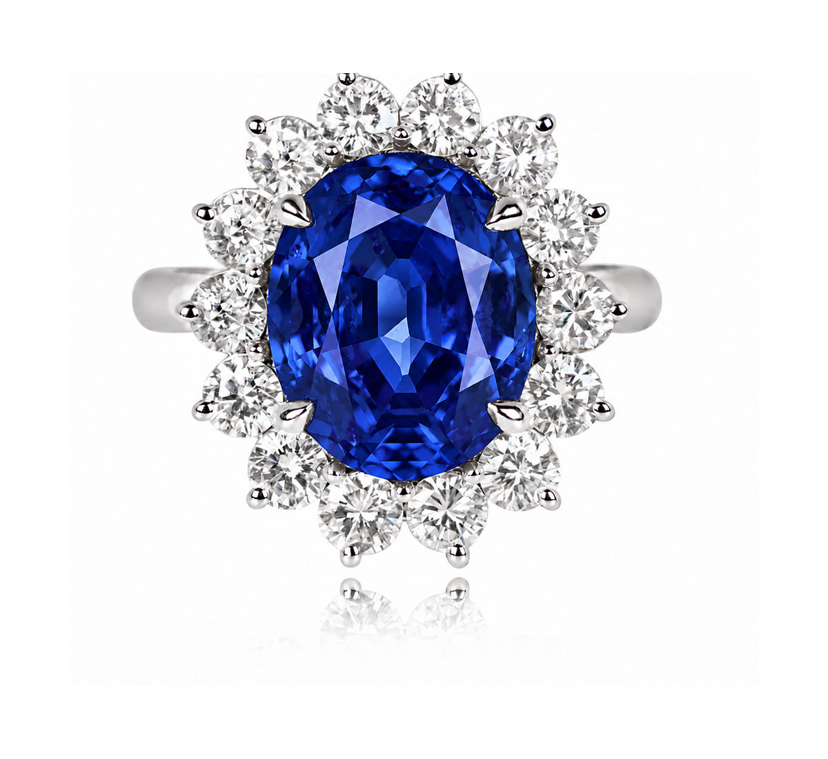 Custom made unique handcrafted non tradional diamond and blue sapphire engagement rings 2026 5