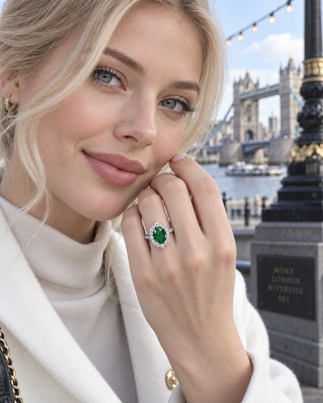 New 2026 52 custom made unique affordable emerald diamond accents engagement rings