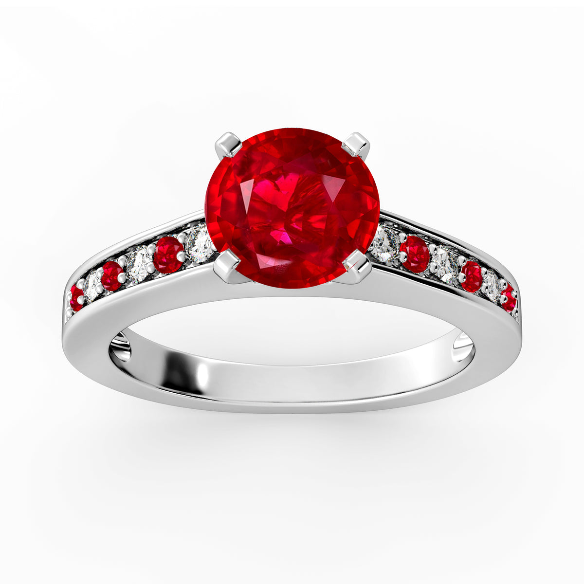 New 2026 101 custom made unique affordable ruby diamond accents engagement rings