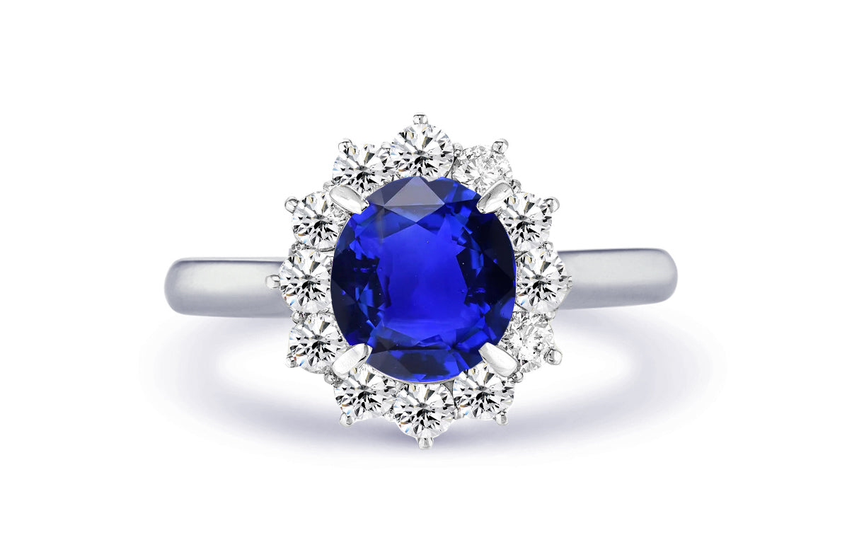 New 2026 15 custom made unique affordable blue sapphire diamond accents engagement rings