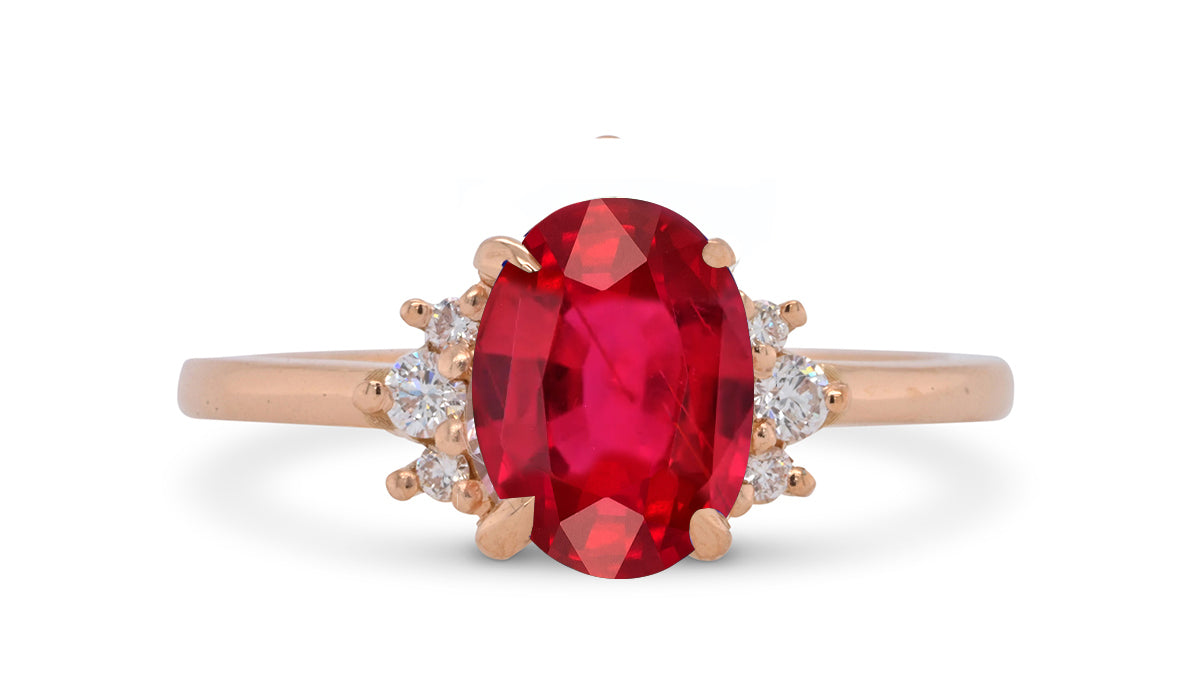 New 2026 152 custom made unique affordable ruby diamond accents engagement rings