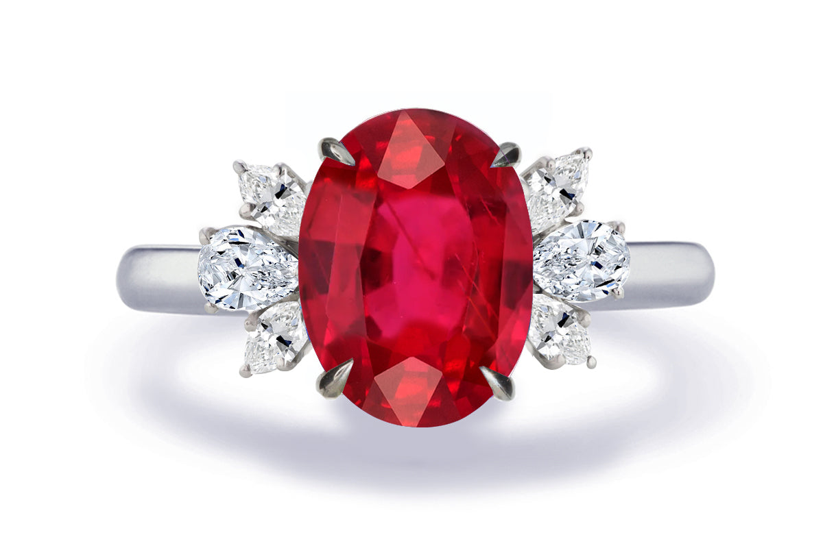 New 2026 163 custom made unique affordable ruby diamond accents engagement rings