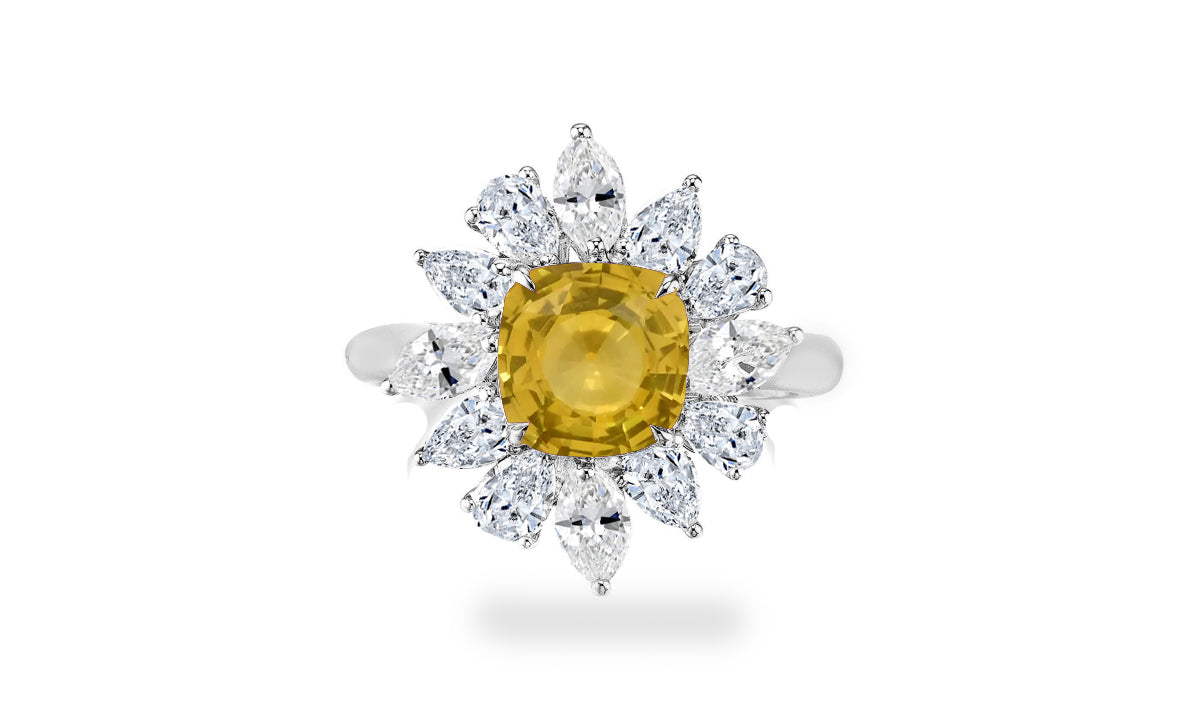 New 2026 17 custom made unique affordable yellow sapphire diamond accents engagement rings