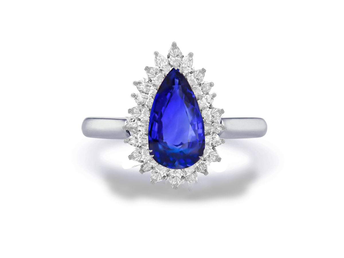New 2026 28 custom made unique affordable blue sapphire diamond accents engagement rings