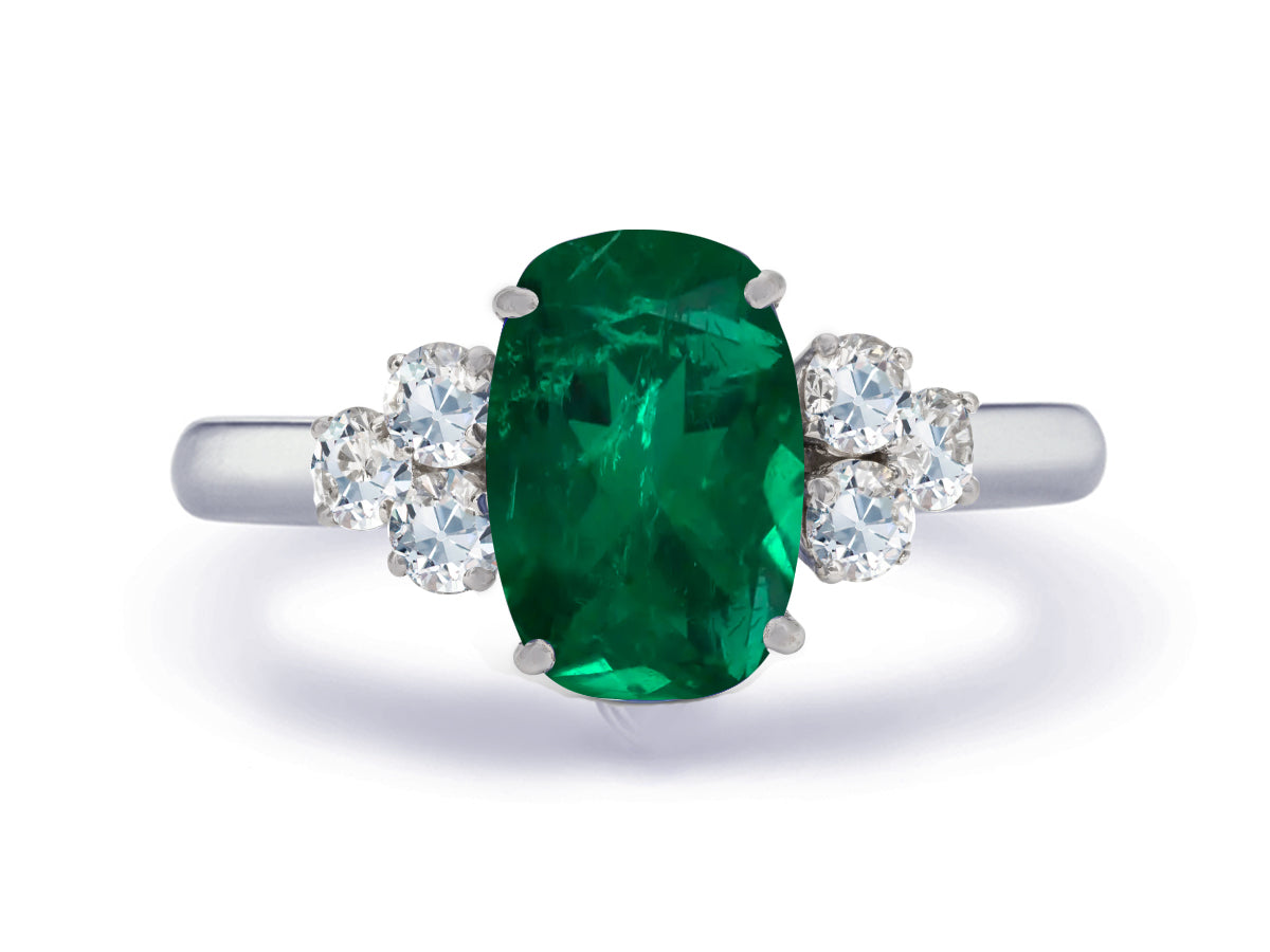 New 2026 31 custom made unique affordable emerald diamond accents engagement rings