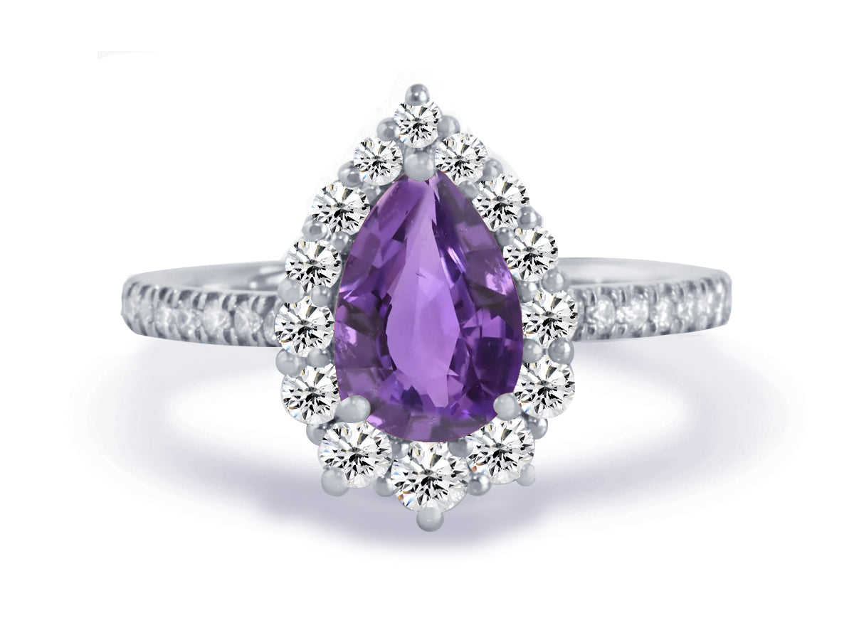 New 2026 53 custom made unique affordable purple sapphire diamond accents engagement rings