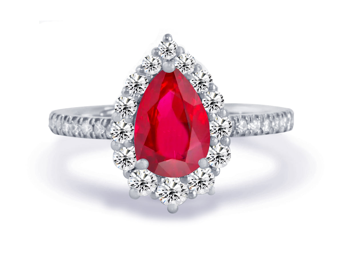 New 2026 53 custom made unique affordable ruby diamond accents engagement rings