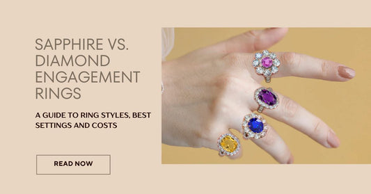 Sapphire vs. Diamond Engagement Rings
