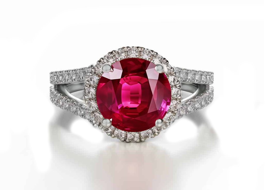 Shop Unique Vintage Ruby and Diamond Engagement Rings – Custom Made Rings