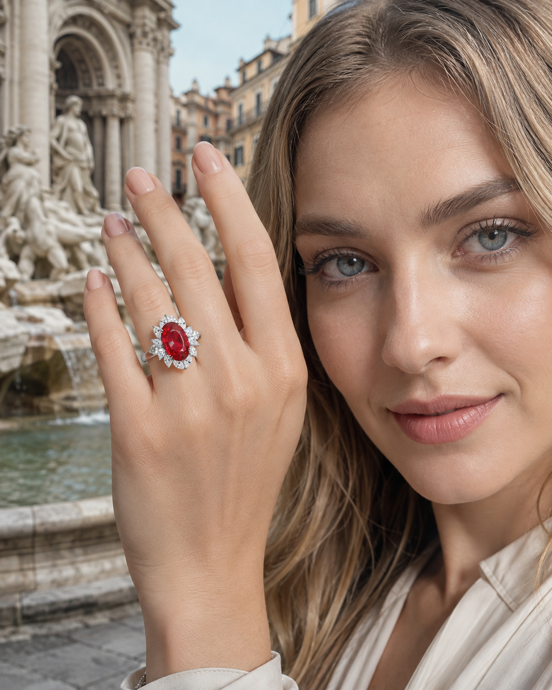 New 2026 21 custom made unique affordable ruby diamond accents engagement rings