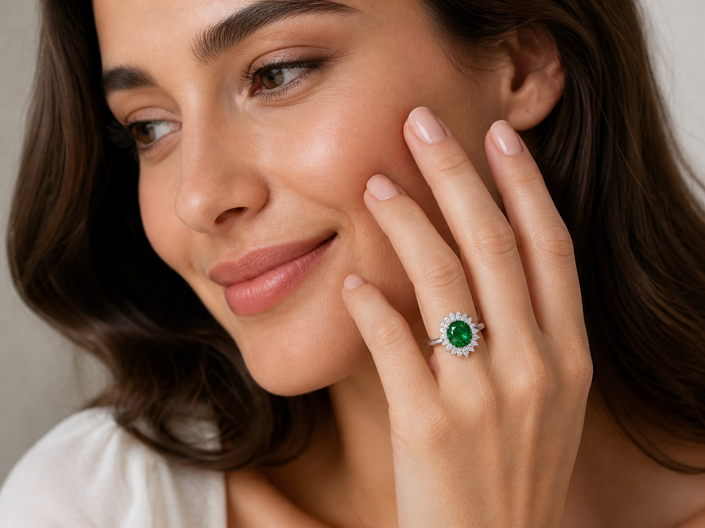 New 2026 14 custom made unique affordable emerald diamond accents engagement rings