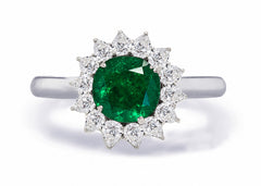 Custom made unique handcrafted non tradional diamond and emerald engagement rings 2026 3
