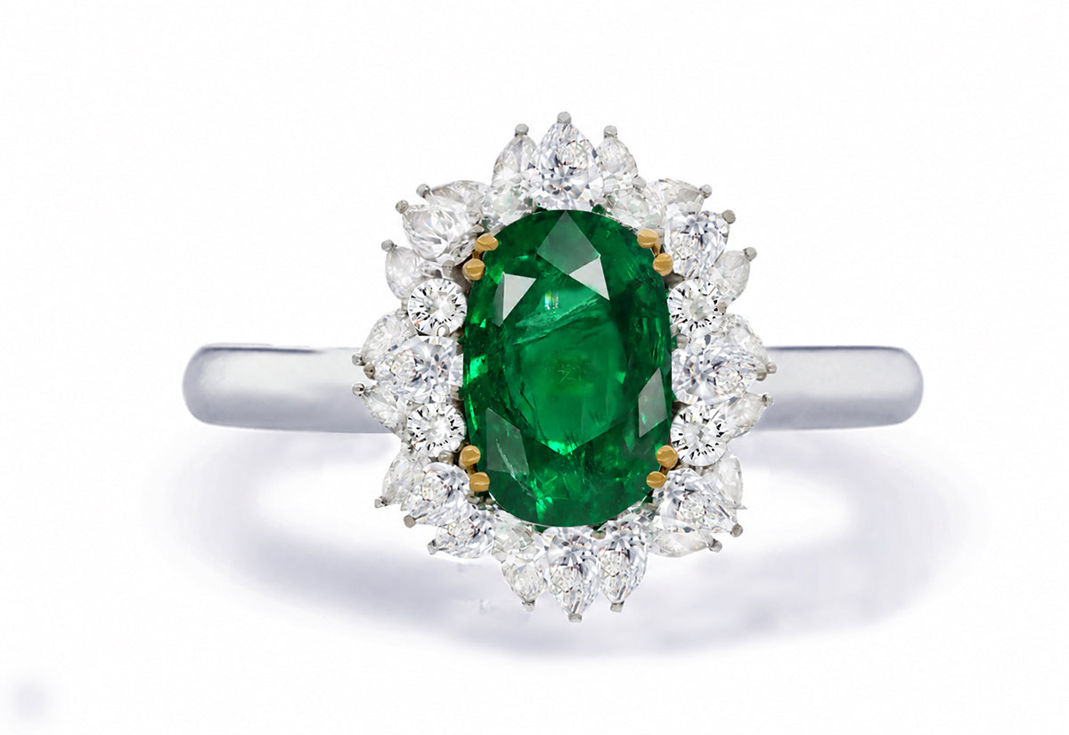Custom made unique handcrafted non tradional diamond and emerald engagement rings 2026 4