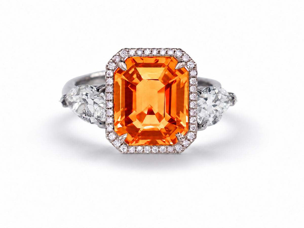 Custom made unique handcrafted non tradional diamond and purple sapphire engagement rings 2026 2