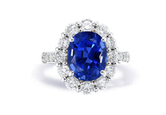 Custom made unique non traditional dream blue sapphire and diamond engagement rings 13