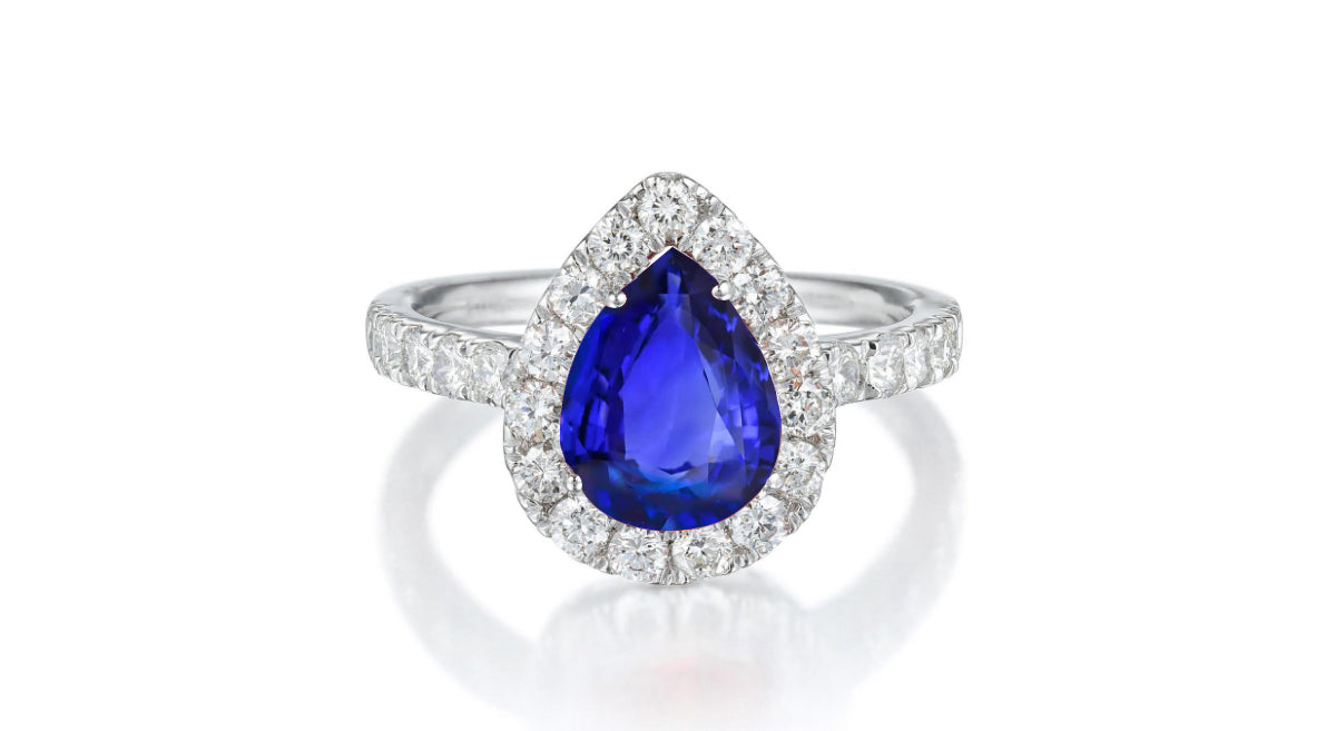 Custom made unique non traditional dream blue sapphire and diamond engagement rings 16