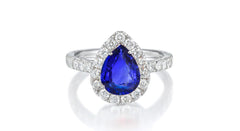 Custom made unique non traditional dream blue sapphire and diamond engagement rings 16