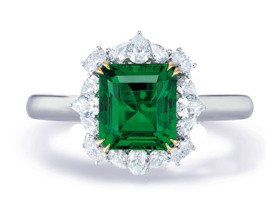 Custom made unique non traditional dream emerald and diamond engagement rings 10
