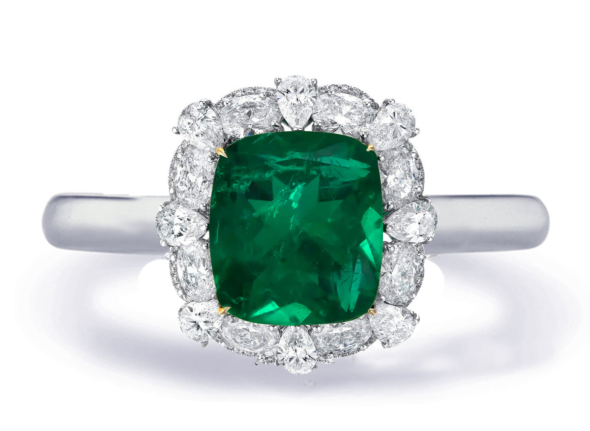 Custom made unique non traditional dream emerald and diamond engagement rings 11
