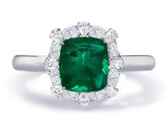 Custom made unique non traditional dream emerald and diamond engagement rings 11