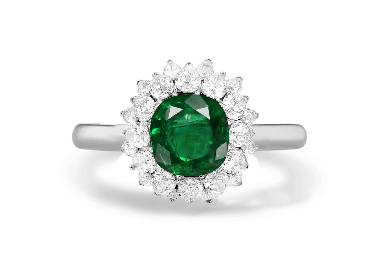 Custom made unique non traditional dream emerald and diamond engagement rings 15