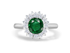 Custom made unique non traditional dream emerald and diamond engagement rings 15
