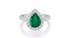 Custom made unique non traditional dream emerald and diamond engagement rings 16