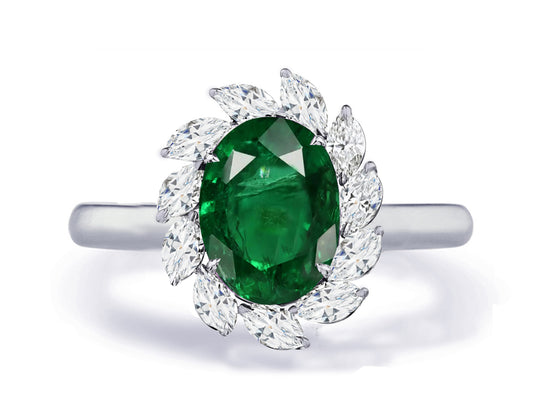 Custom made unique non traditional dream emerald and diamond engagement rings 19