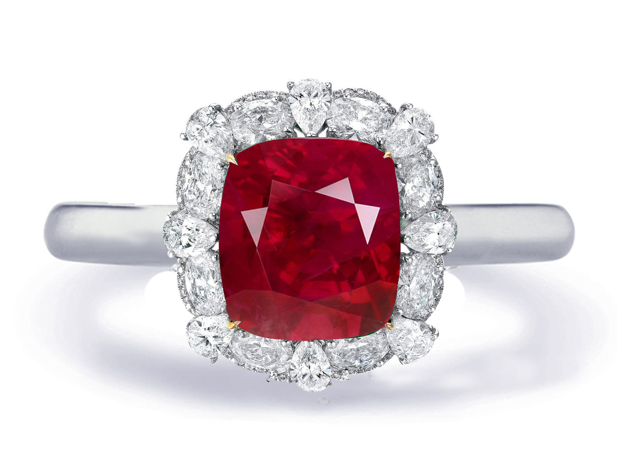 Custom made unique non traditional dream ruby and diamond engagement rings 11