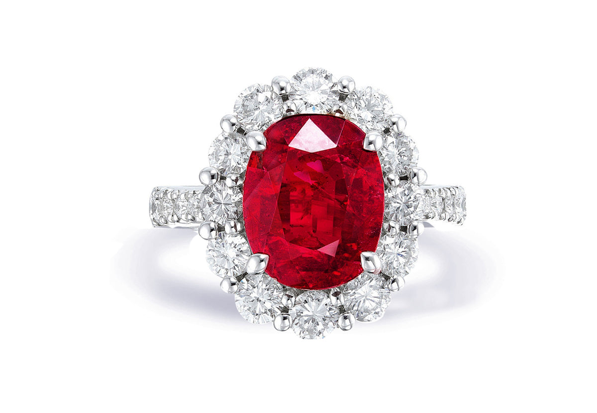 Custom made unique non traditional dream ruby and diamond engagement rings 13