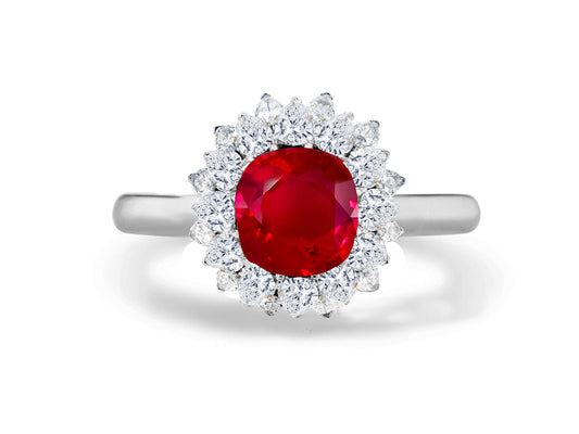 Custom made unique non traditional dream ruby and diamond engagement rings 15