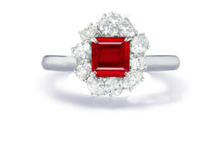 Custom made unique non traditional dream ruby and diamond engagement rings 18
