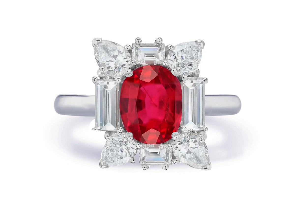 Custom made unique non traditional dream ruby and diamond engagement rings 8