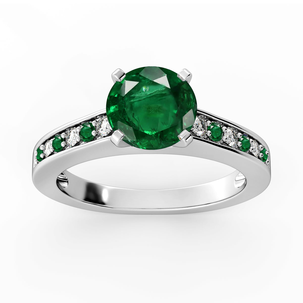 New 2026 101 custom made unique affordable emerald diamond accents engagement rings