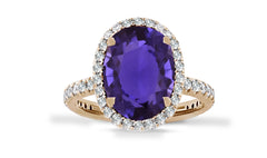 New 2026 11 custom made unique affordable purple sapphire diamond accents engagement rings