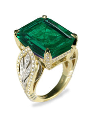 New 2026 115 custom made unique affordable emerald diamond accents engagement rings