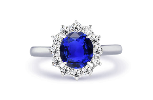 New 2026 15 custom made unique affordable blue sapphire diamond accents engagement rings