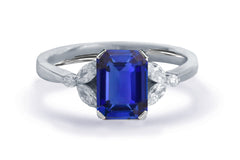 New 2026 150 custom made unique affordable blue sapphire diamond accents engagement rings