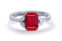 New 2026 150 custom made unique affordable ruby diamond accents engagement rings