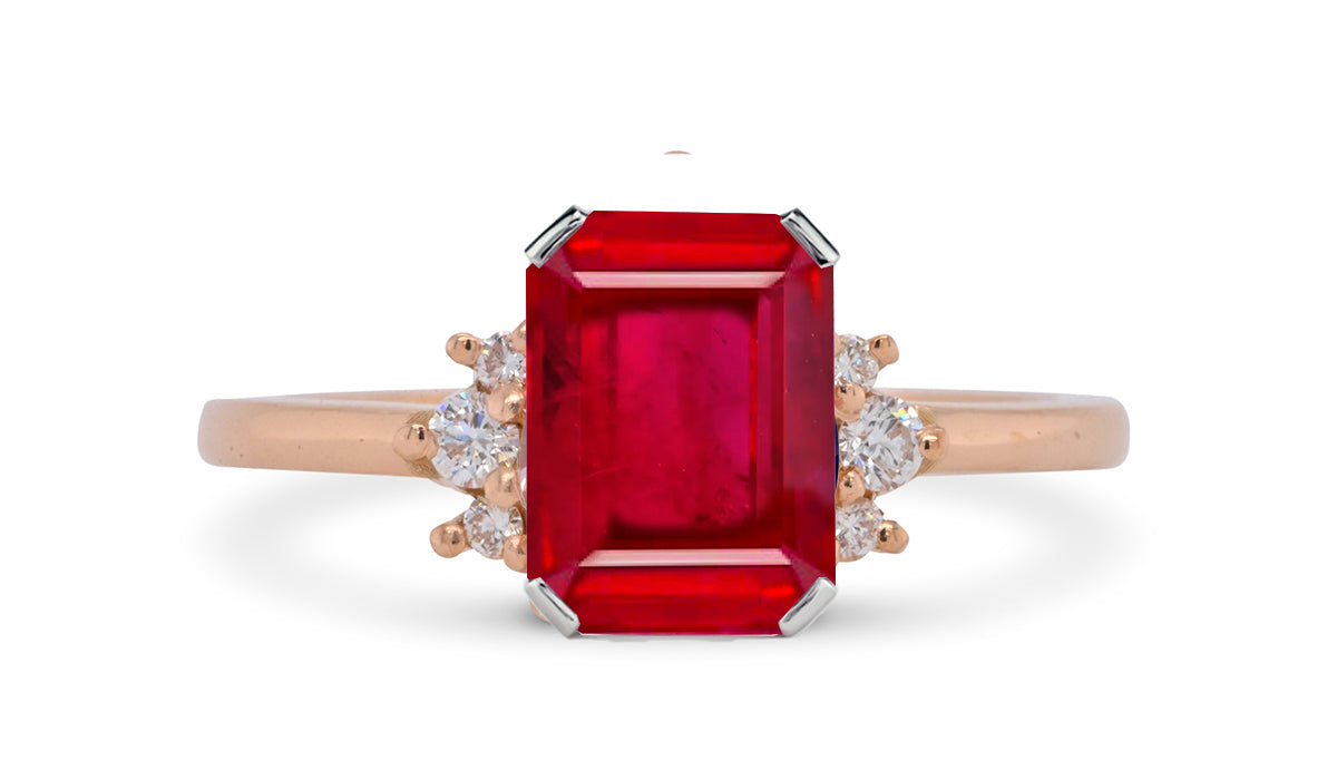 New 2026 151 custom made unique affordable ruby diamond accents engagement rings
