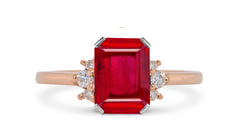 New 2026 151 custom made unique affordable ruby diamond accents engagement rings