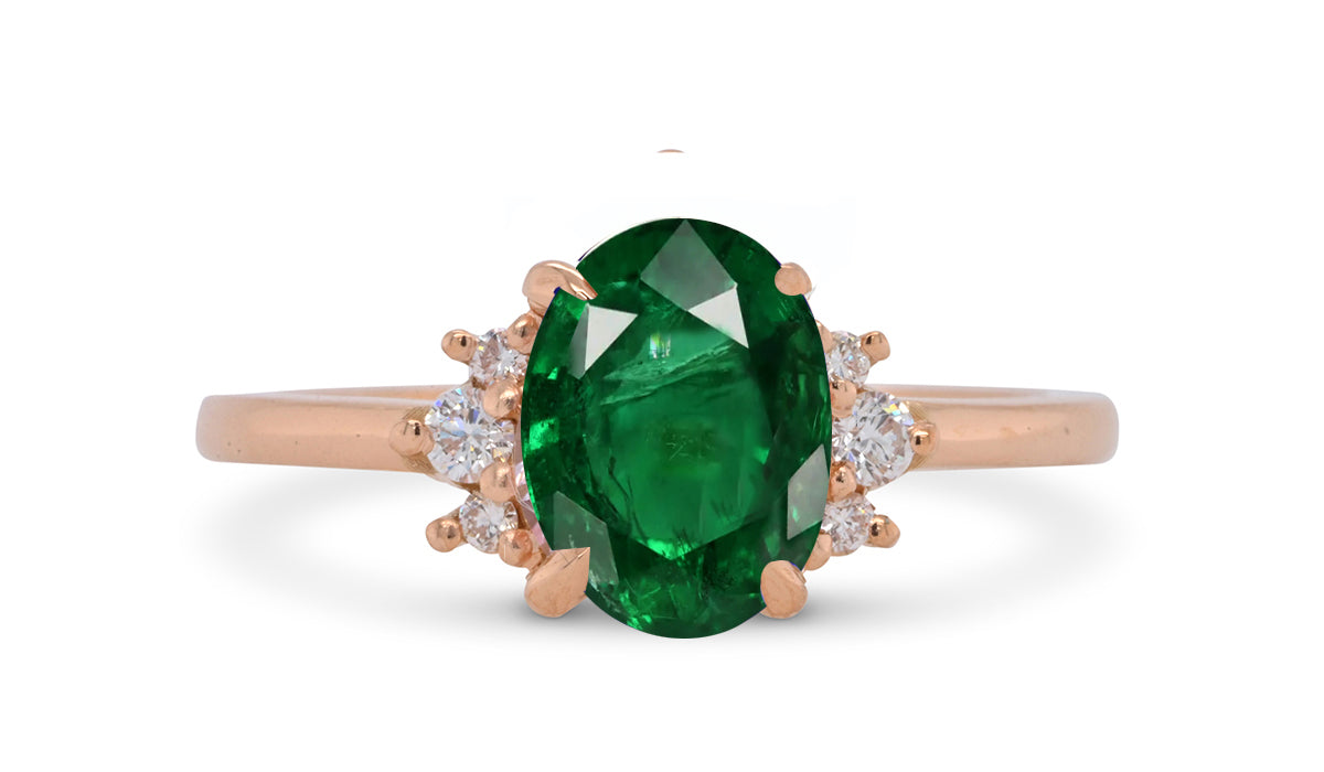 New 2026 152 custom made unique affordable emerald diamond accents engagement rings