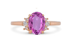 New 2026 152 custom made unique affordable pink sapphire diamond accents engagement rings