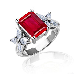 New 2026 153 custom made unique affordable ruby diamond accents engagement rings
