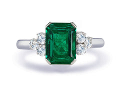 New 2026 156 custom made unique affordable emerald diamond accents engagement rings