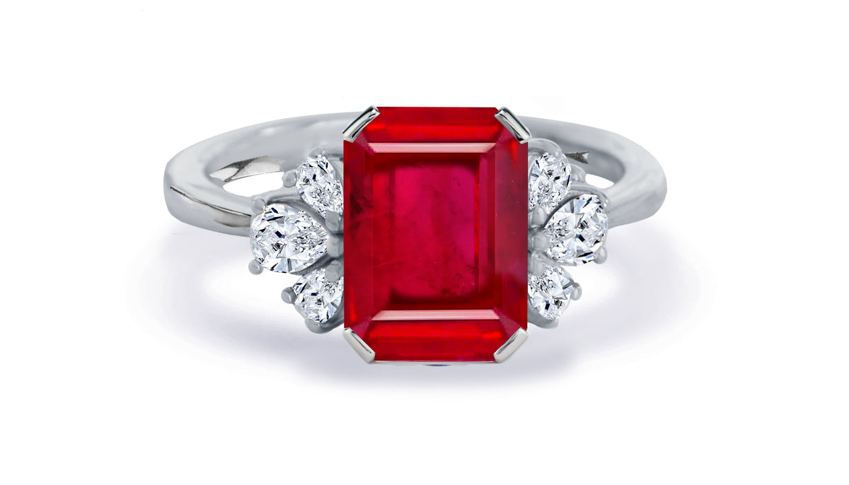 New 2026 157 custom made unique affordable ruby diamond accents engagement rings